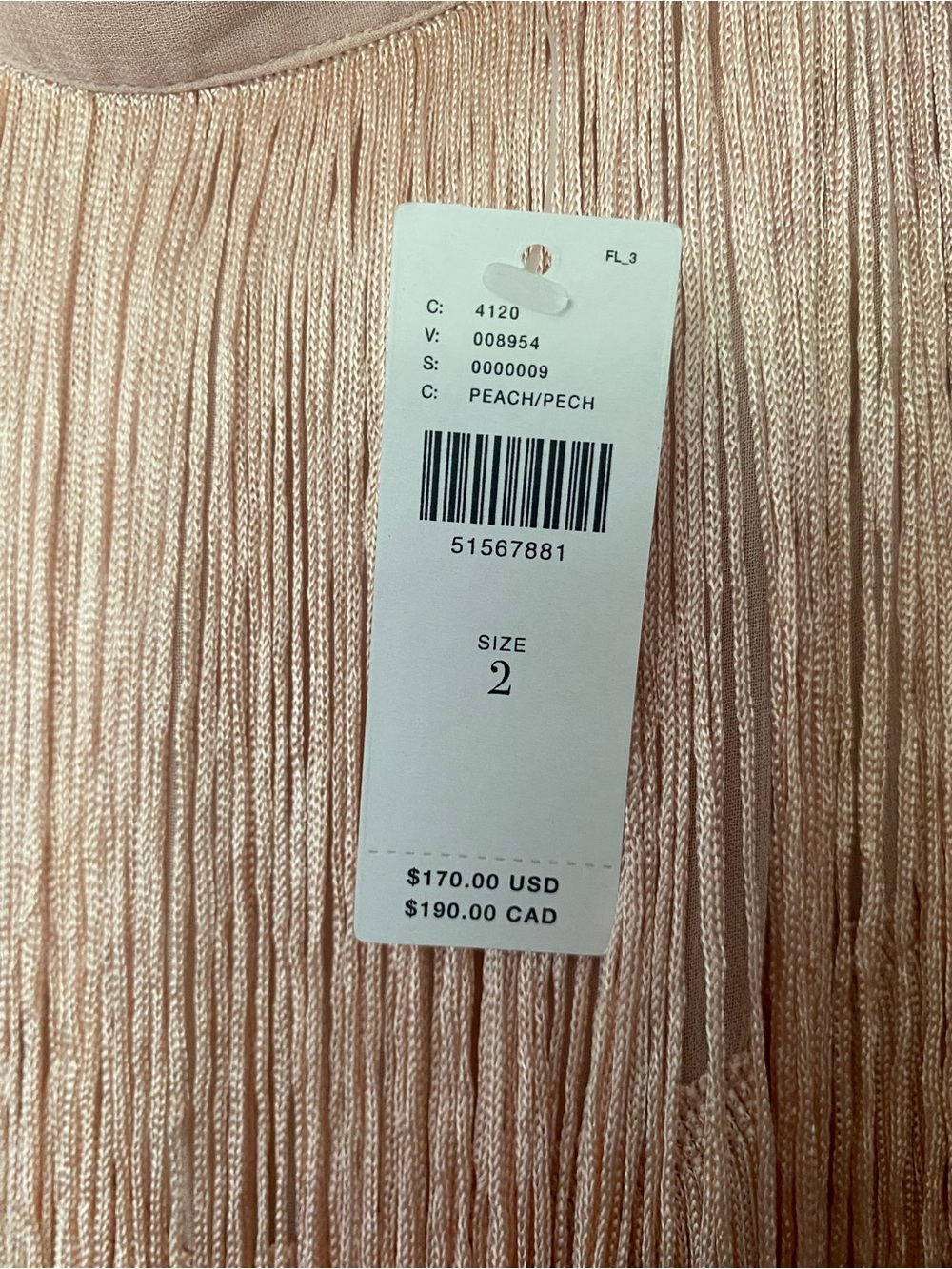 NWT MAEVE x ANTHROPOLOGIE Velma Fringe Flapper Pink Midi Skirt Size 2 - Picture 8 of 10